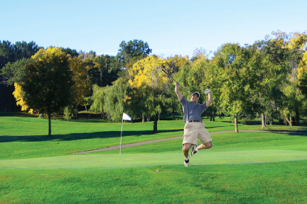 Add a little "LUCK" in your Golf game at the Luck Golf Course-Luck, WI.