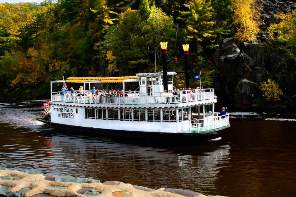 PADDLEBOAT ON THE ST. CROIX RIVER