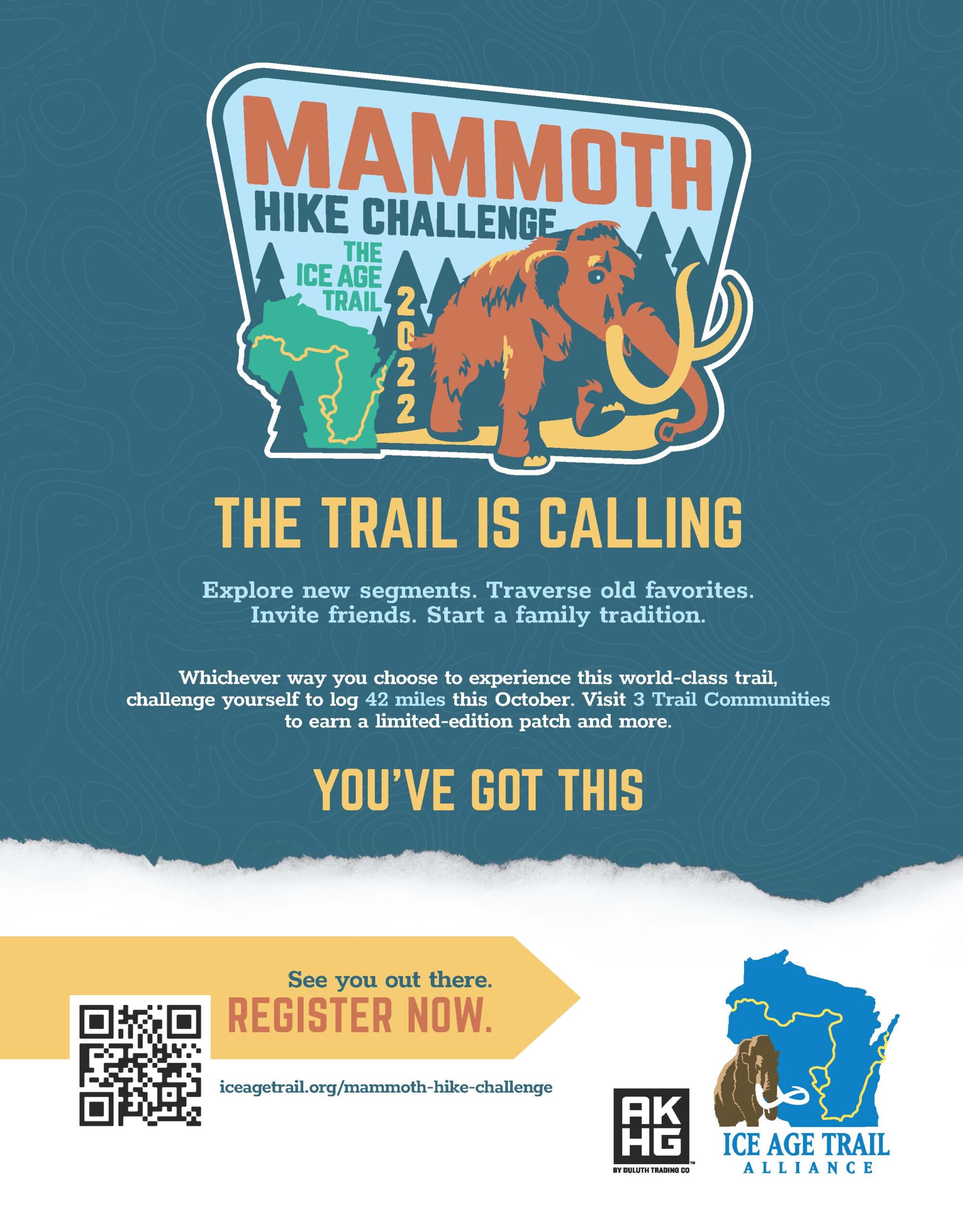 Mammoth Hike Challenge Poster A